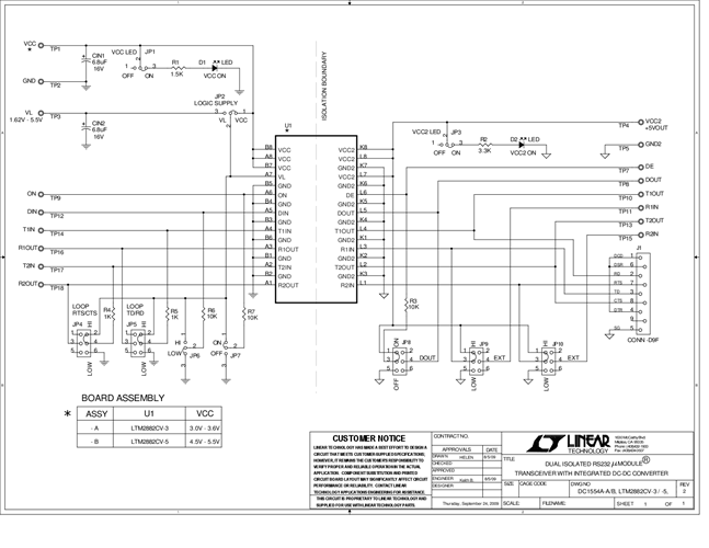 DC1554A-A - Schematic