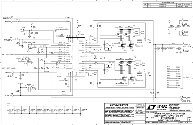 DC1580A - Schematic
