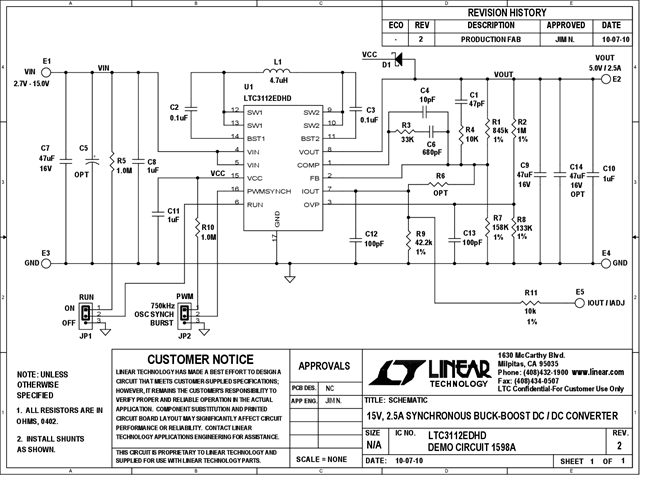 DC1598A - Schematic