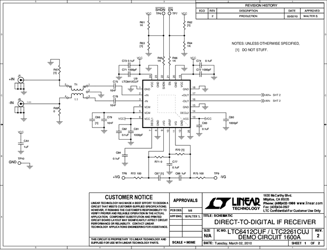 DC1600A - Schematic