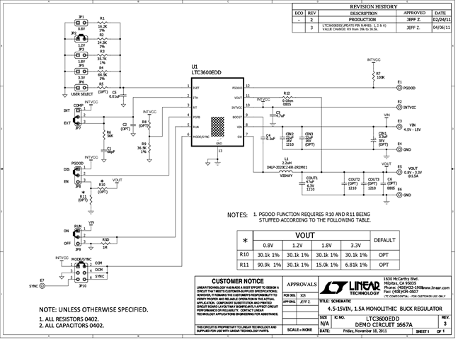 DC1667A - Schematic