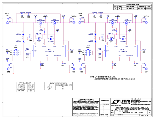 DC1676A - Schematic