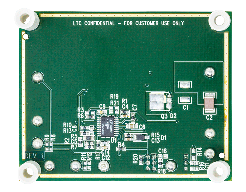 DC1695B Evaluation Board - Bottom View