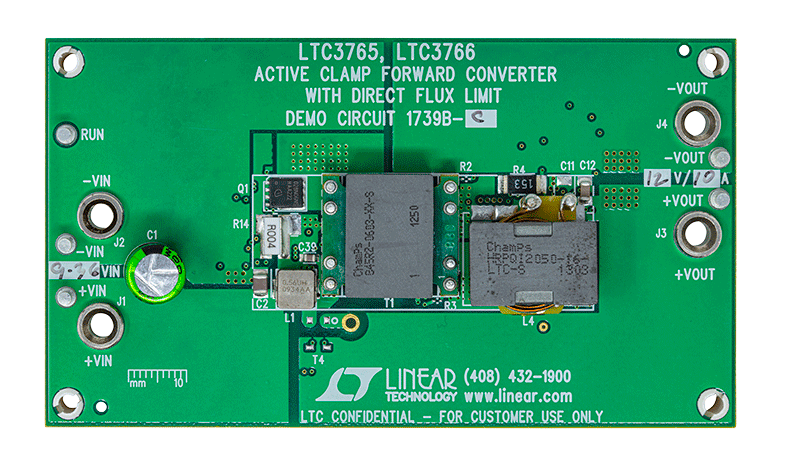 DC1739B-C Evaluation Board - Top View