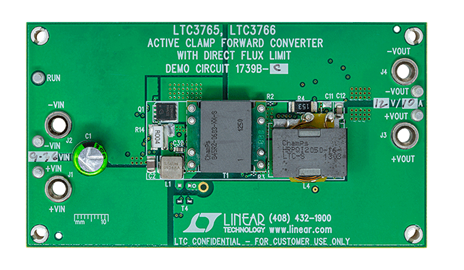 DC1739B-C Evaluation Board - Top View