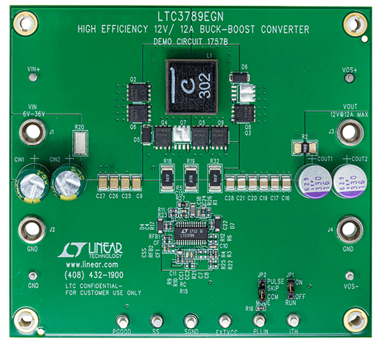 DC1757B Evaluation Board - Top View