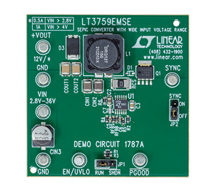 DC1787A Evaluation Board - Top View