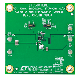 DC1883A Evaluation Board - Top View