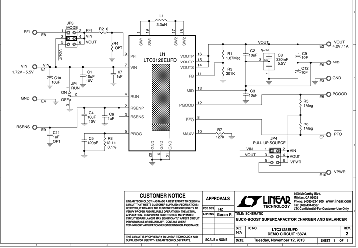 DC1887A - Schematic