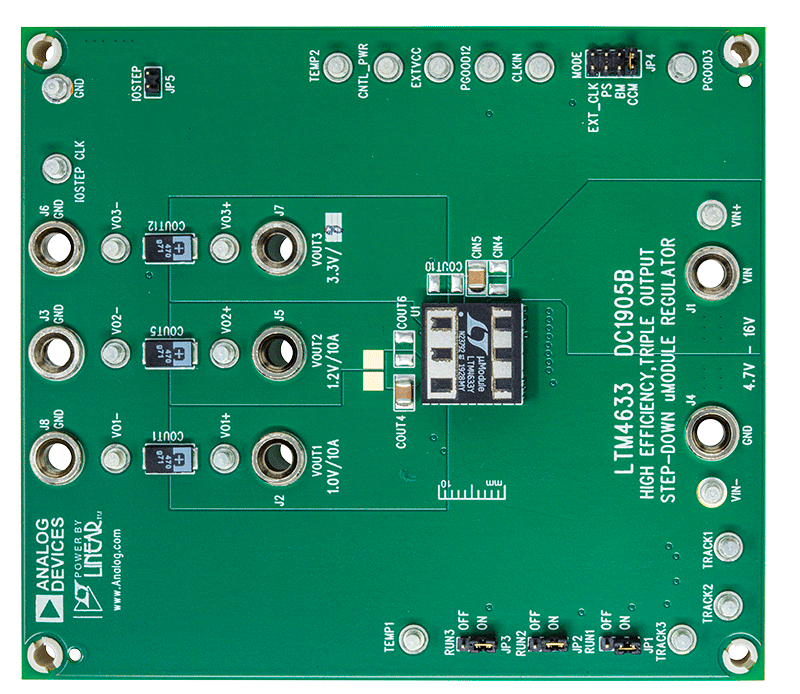 DC1905B Evaluation Board - Top View