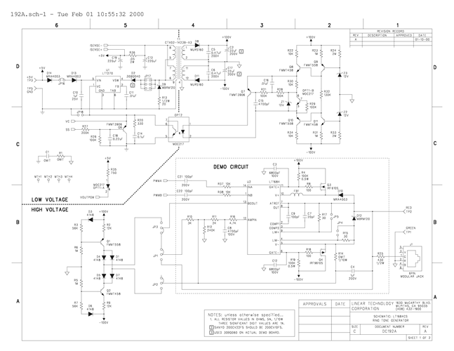 DC192A - Schematic