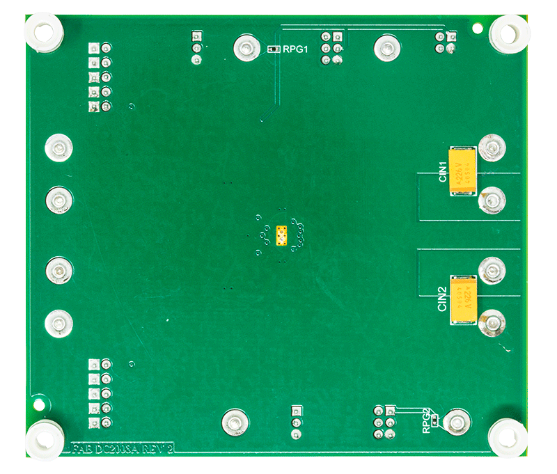 DC2003A Evaluation Board - Bottom View