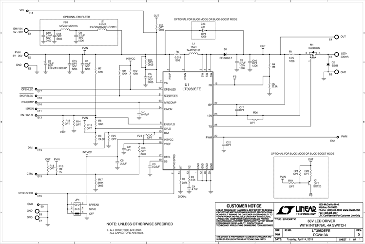 DC2013A - Schematic