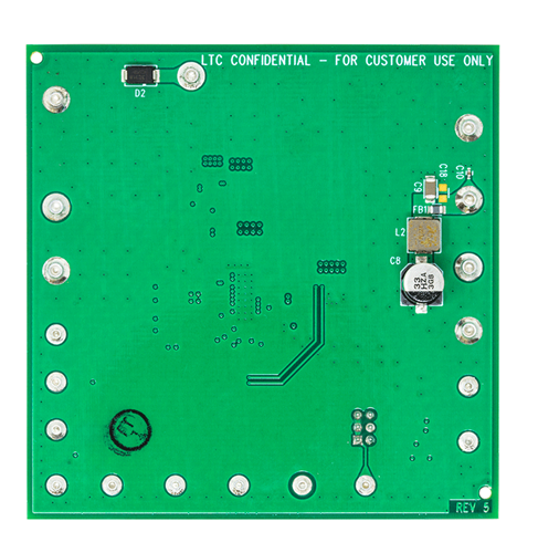 DC2013A Evaluation Board - Bottom View