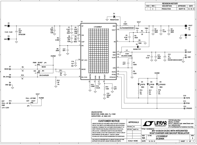 DC2040A - Schematic