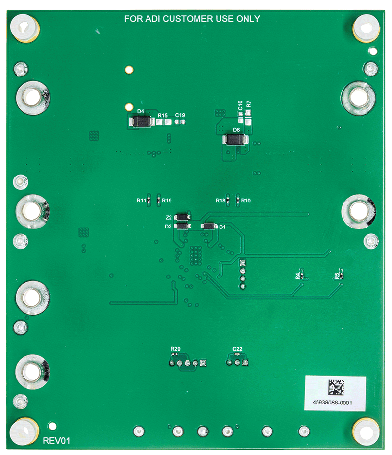 DC2044B Evaluation Board - Bottom View