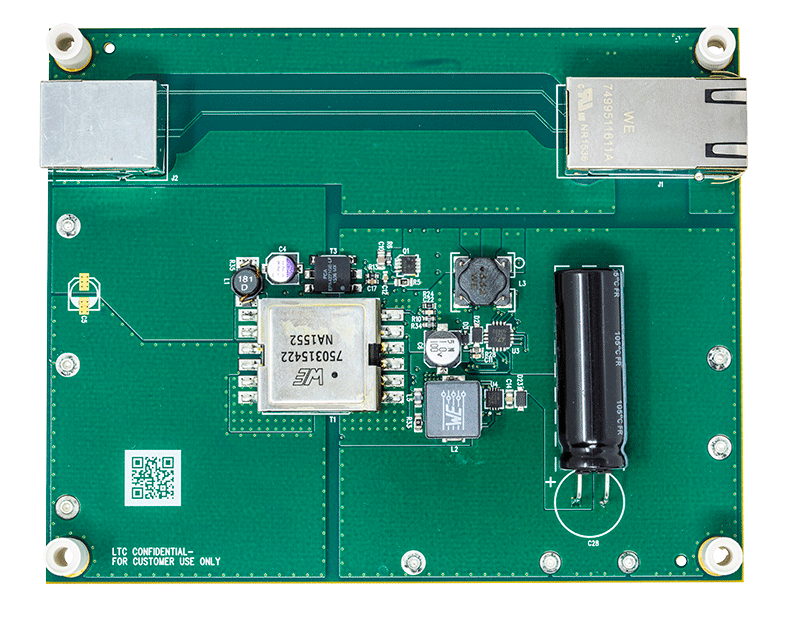 DC2047A-A Evaluation Board - Bottom View