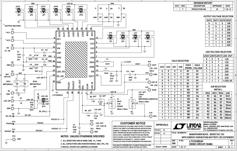 DC2048A - Schematic