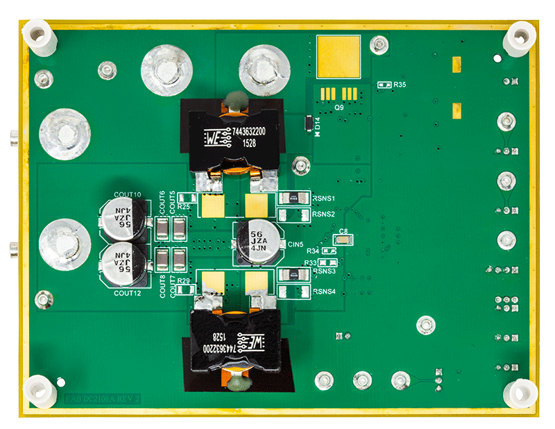 DC2108A Evaluation Board - Bottom View