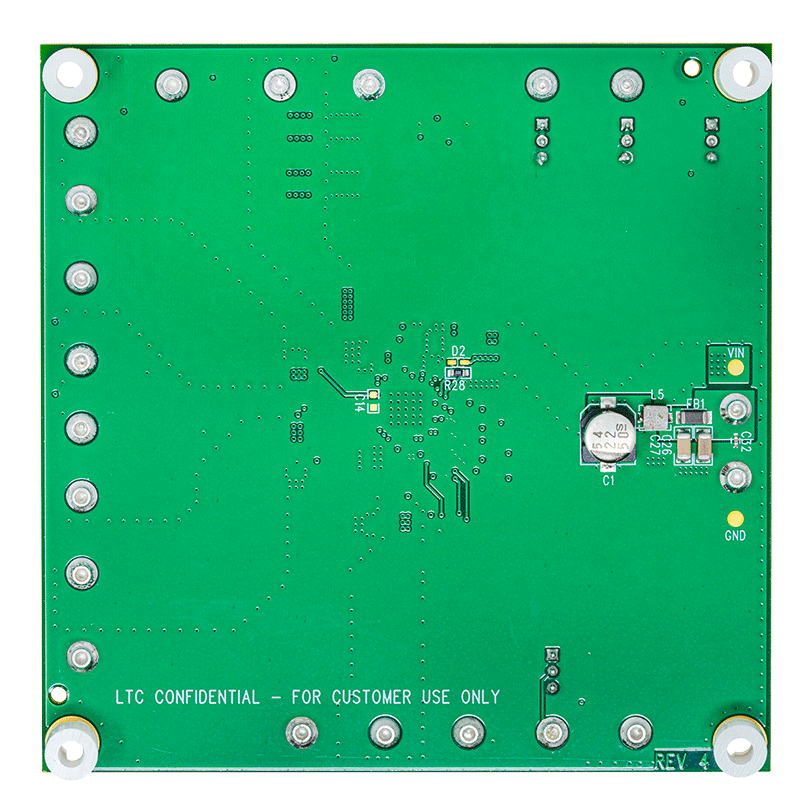 DC2114A Evaluation Board - Bottom View