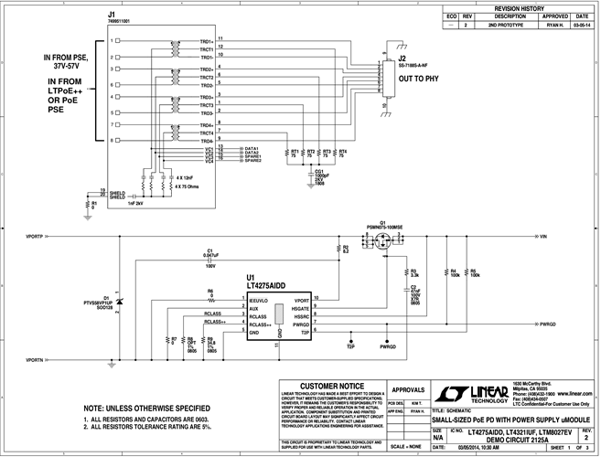 DC2125A - Schematic