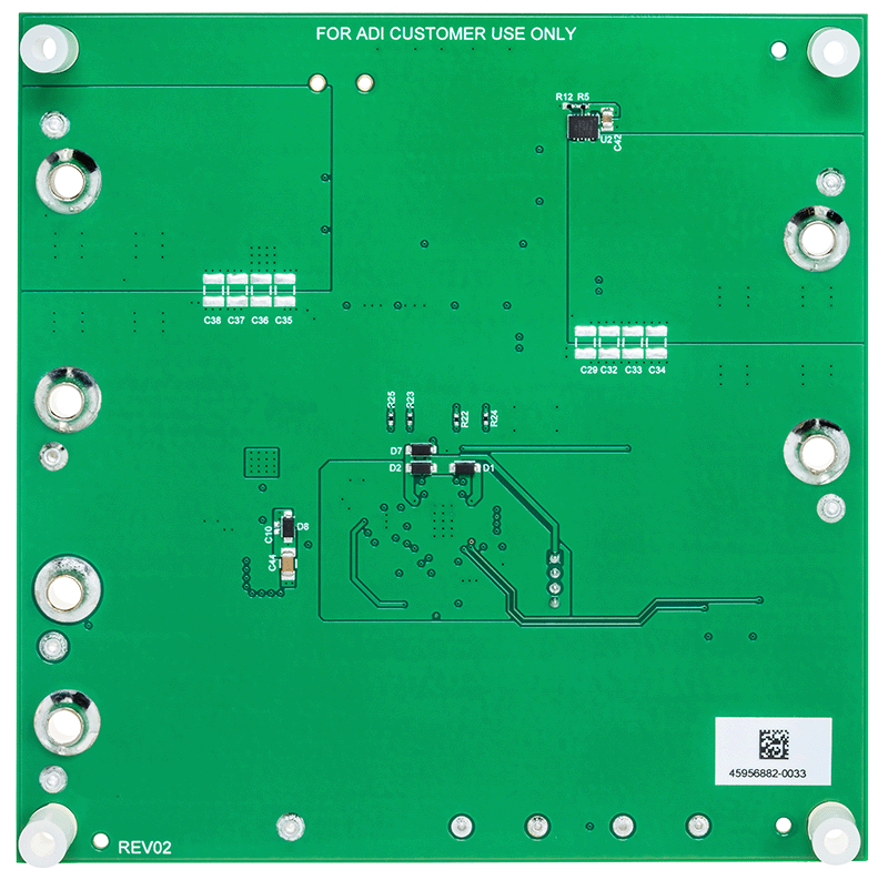 DC2134B Evaluation Board - Bottom View
