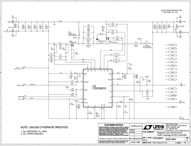 DC2148A - Schematic