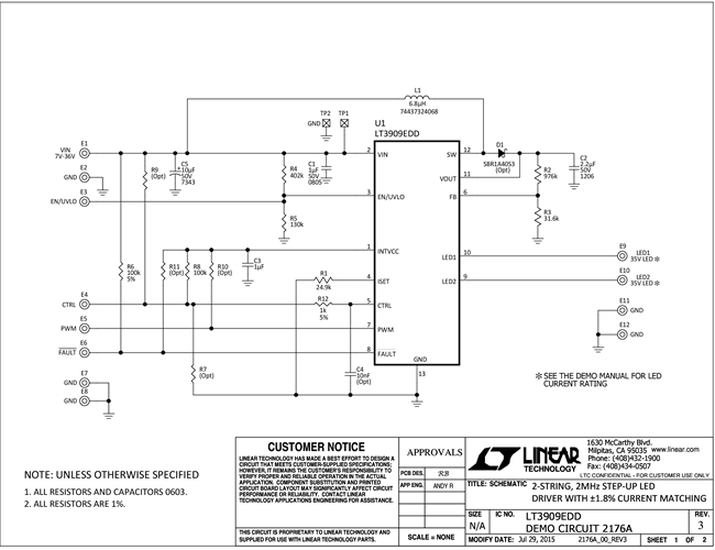 DC2176A - Schematic