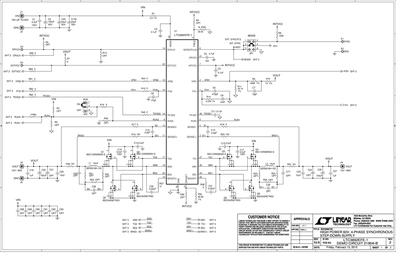 DC2190A - Schematic