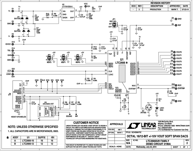 DC2196A - Schematic