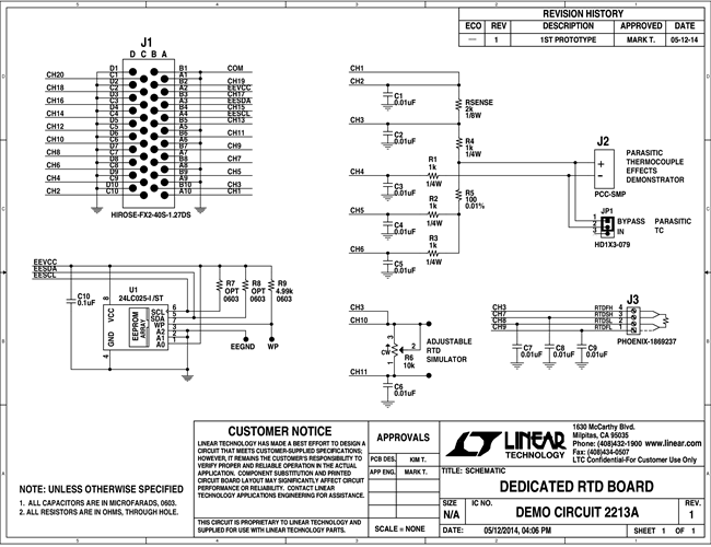 DC2213A - Schematic
