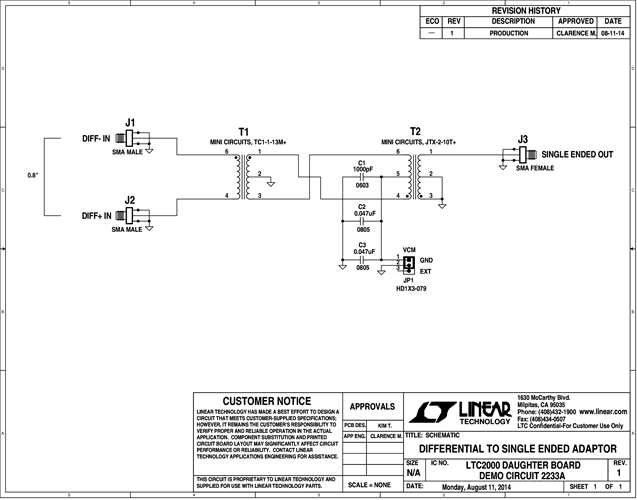 DC2233A - Schemtaic