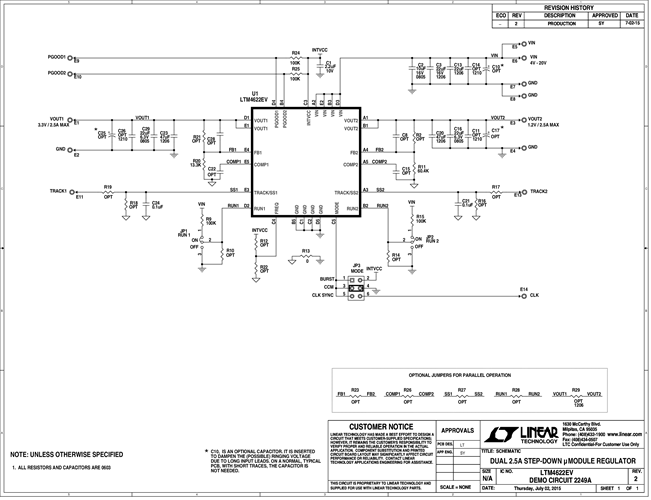 DC2249A - Schematic