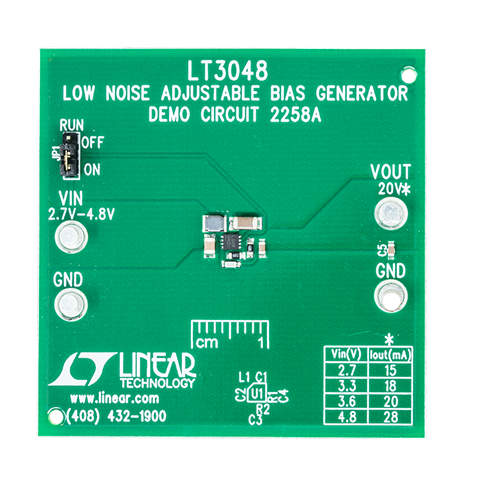 DC2258A Evaluation Board - Top View