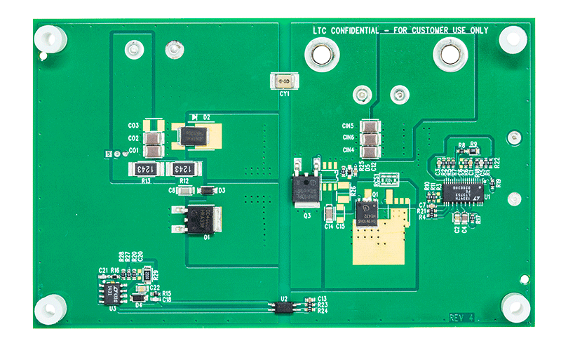 DC2306A Evaluation Board - Bottom View