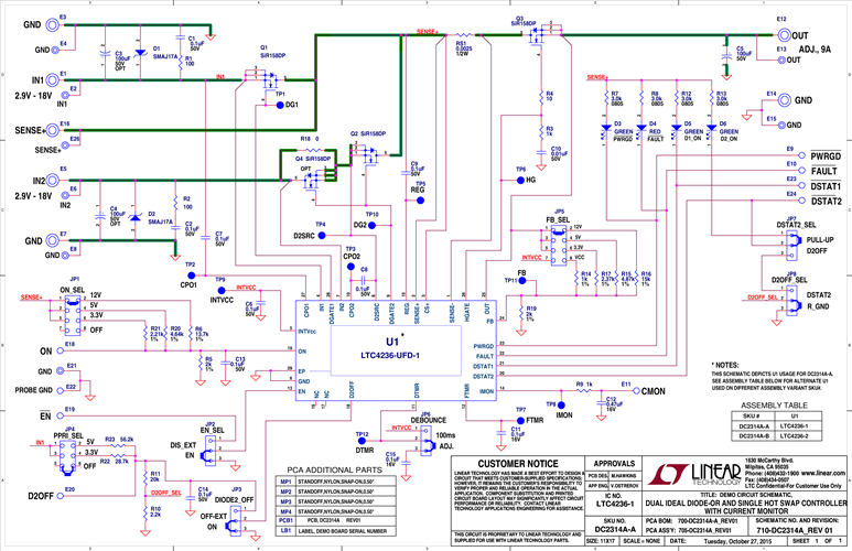 DC2314A - Schematic