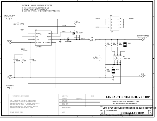 DC232A - Schematic