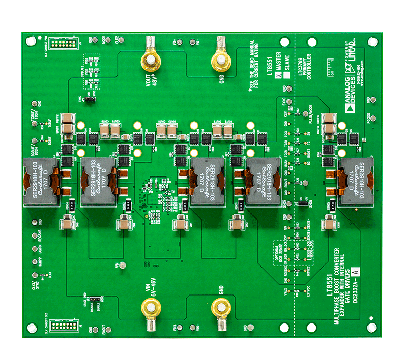 DC2332A-A Evaluation Board - Top View
