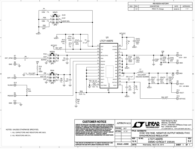 DC2354A - Schematic