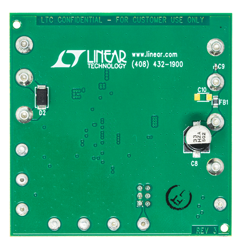 DC2361A Evaluation Board - Bottom View