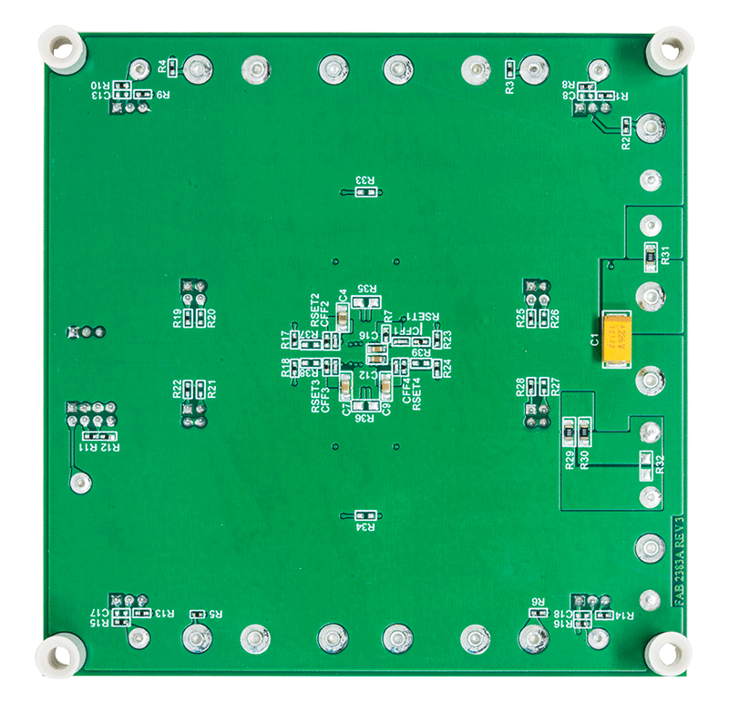 DC2383A-A Evaluation Board - Bottom View