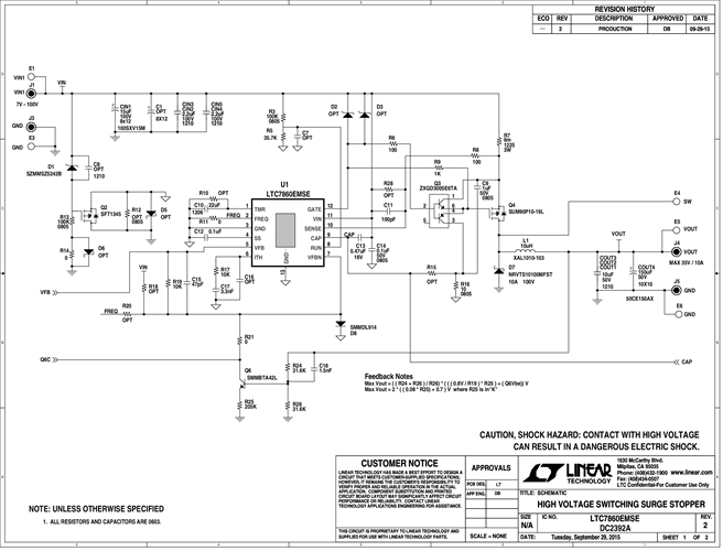 DC2392A - Schematic
