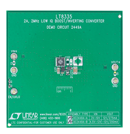 DC2449A-A Evaluation Board - Top View