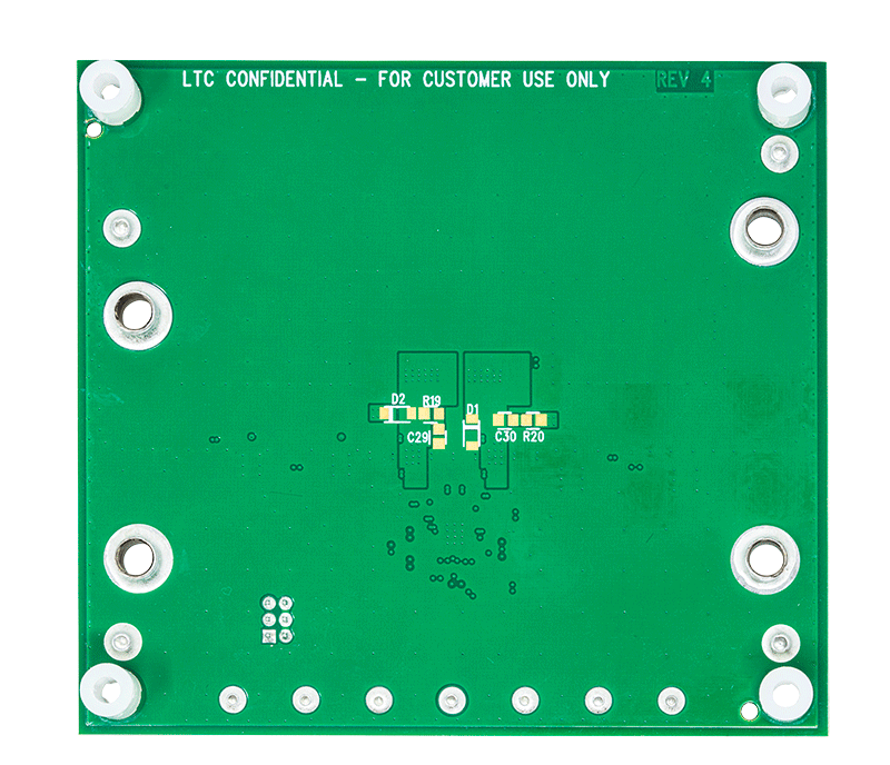 DC2457A Evaluation Board - Bottom View