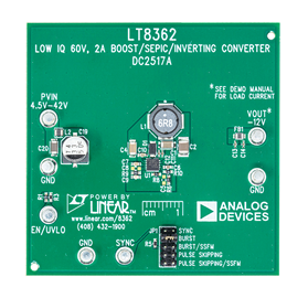 DC2517A Evaluation Board - Top View