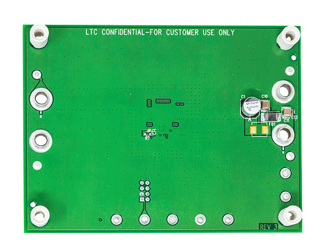 DC2530A Evaluation Board - Bottom View
