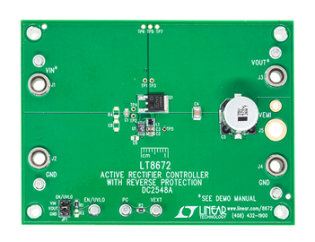 DC2548A Evaluation Board - Top View