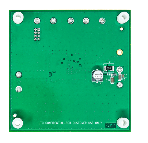 DC2565A Evaluation Board - Bottom View