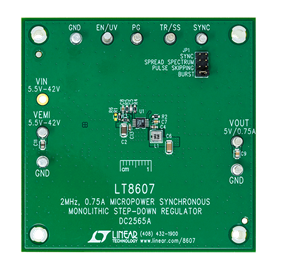 DC2565A Evaluation Board - Top View
