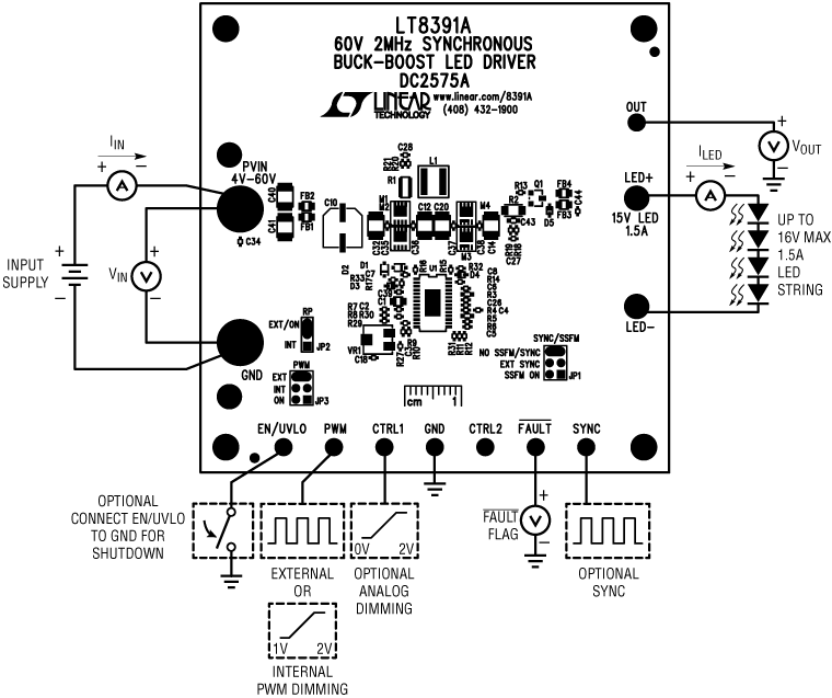 DC2575A Application Circuit